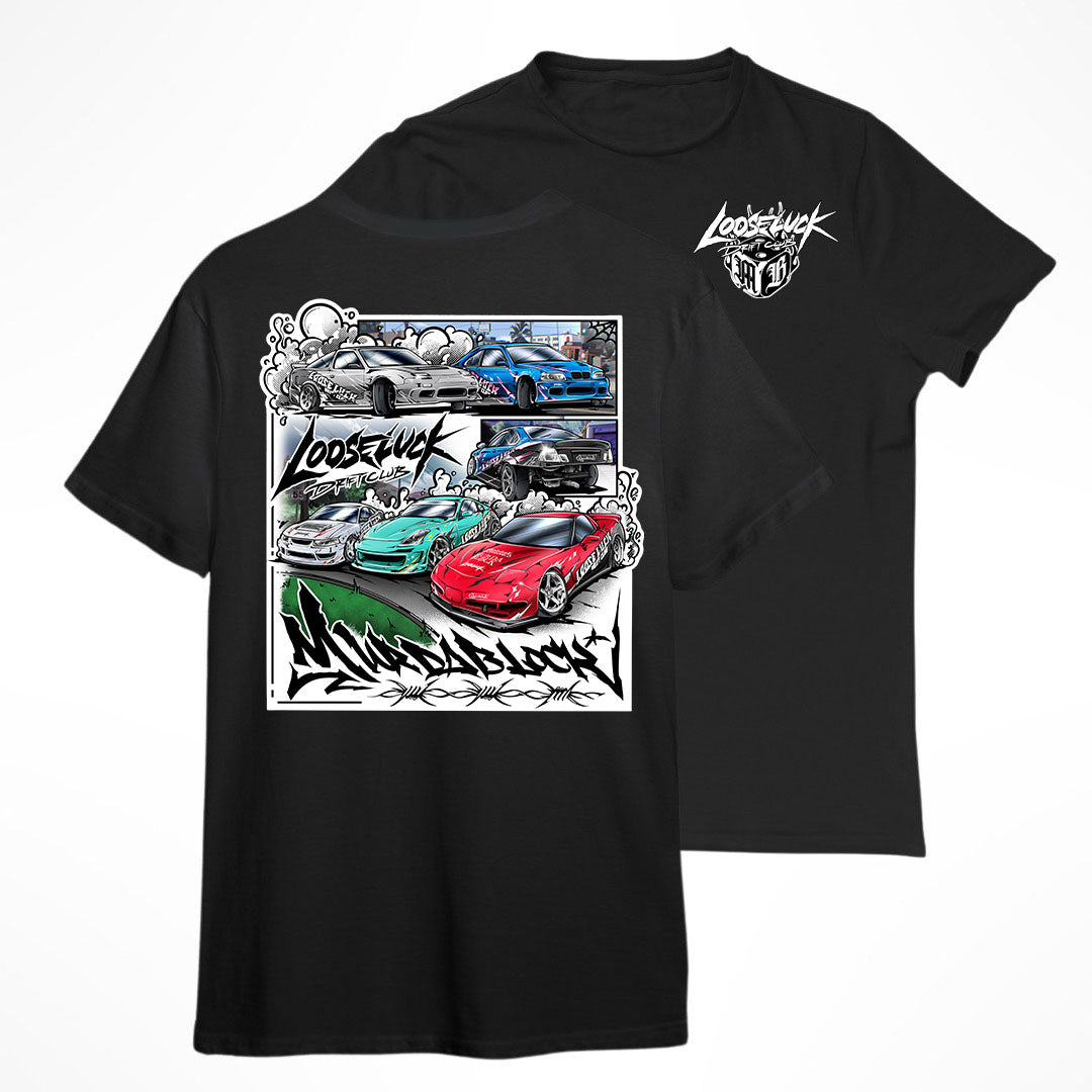 Loose Luck Drift X Murdablock T-Shirt
